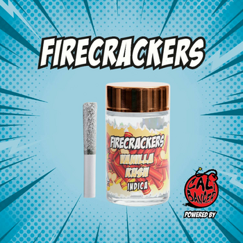 Firecracker by Cali Banger Infused Pre Roll VANILLA KUSH 5 x 0.6 - 3.0 Gr