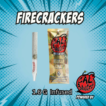 Firecracker by Cali Banger Infused Pre Roll VANILLA KUSH - 1.3 Gr