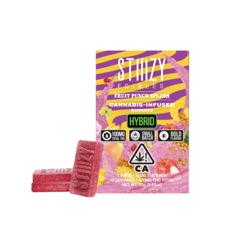 FRUIT PUNCH SPLASH STIIIZY EDIBLES - 100MG GUMMIES