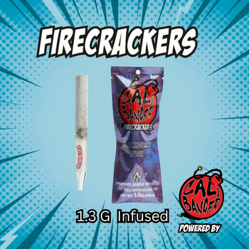 Firecracker by Cali Banger Infused Pre Roll BLACKBERRY KUSH - 1.3 Gr