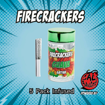 Firecracker by Cali Banger Infused Pre Roll GUAVA - 5 x 0.6 - 3.0 Gr
