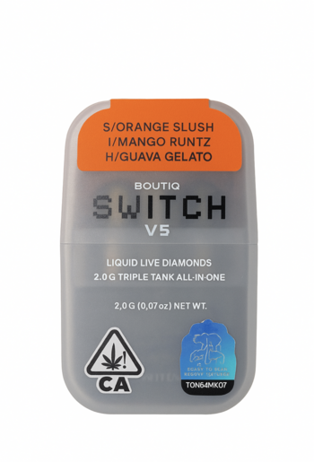 2G BOUTIQ SWITCH - Orange slush x Mango runtz x Guava gelato