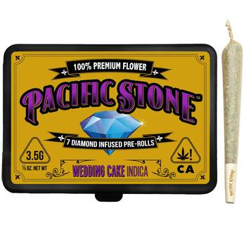 Pacific Stone | Wedding Cake Indica Infused Pre-Rolls 7pk (3.5g)