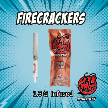 Firecracker by Cali Banger Infused Pre Roll ORANGE CREAM - 1.3 Gr