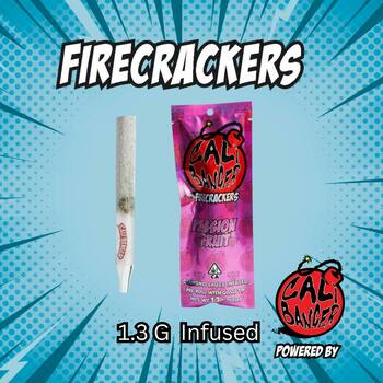 Firecracker by Cali Banger Infused Pre Roll PASSION FRUIT - 1.3 Gr