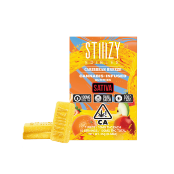 - CARIBBEAN BREEZE - Gummies 100mg THC Edibles