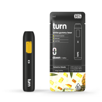 XXL white gummy bear (indica) / botanica blends / 2g disposable