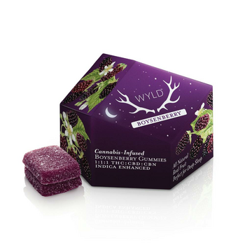 Boysenberry 1:1:1 CBD:CBN + Indica Enhanced Gummies | 100:100:100mg