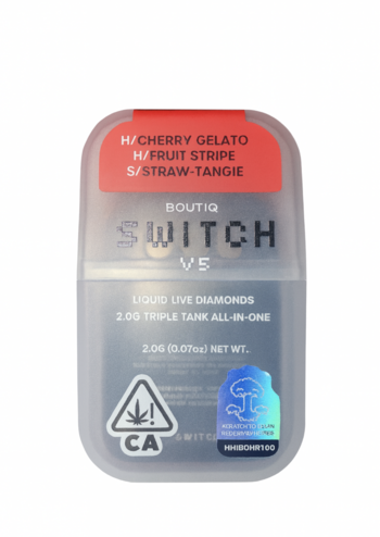 2G BOUTIQ SWITCH - Cherry gelato x Fruit stripe x Straw-tangie