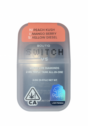2G BOUTIQ SWITCH - Peach kush x Mango berry x Yellow diesel